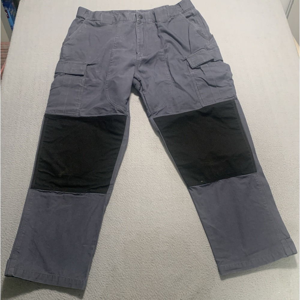 5.11 Tactical HRT Canvas Pants Mens XL Short Grey Kevlar Lined Work Cargo 74001